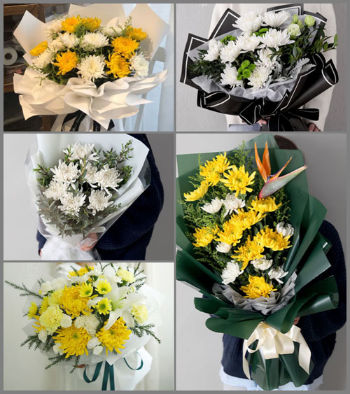湖北恩施州来凤县百福司镇怯道河村白事花束代送